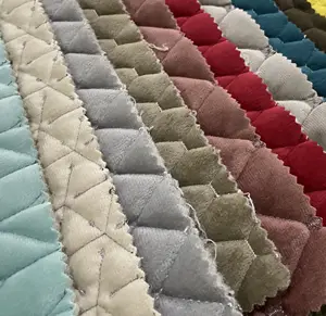 Bordados tecidos de sofá de veludo