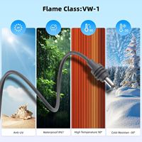Cable de Alimentación Tipo-C a CC de 2 Metros (Cable 18AWG), Mini, Impermeable, de Cuarta Generación, para Automóvil, el Más Vendido
