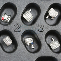 Roth Mesh Base Mini Supports Métalliques Matériaux Orthodontiques Dentaires pour Dents Produits D'hygiène Buccale Multi-Usage