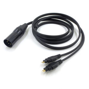 Câble de mise à niveau audio XLR 4 broches de remplacement pour Sennheiser HD650 <span class=keywords><strong>HD600</strong></span> HD580 HD660S - Product Image 1