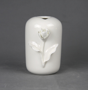 <span class=keywords><strong>Rosa</strong></span> <span class=keywords><strong>Vaso</strong></span> Floreale 3D Fiori Fioriera Bianco Piccolo <span class=keywords><strong>Vaso</strong></span> di Ceramica - Product Image 6