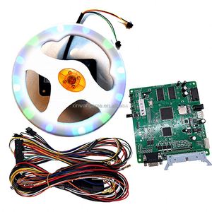 Adjustable Car Racing Game Equipment <b>Arcade</b> Steering Wheel Accessories for 6+ Years Old - Product Image 1