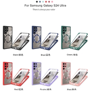 Coque de téléphone magnétique à protection intégrale 360 degrés double face PC+TPU pour iPhone 17 Pro Max, coques arrière <span class=keywords><strong>Samsung</strong></span> S25 Ultra S26 Ultra - Product Image 6