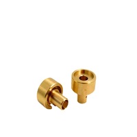 Brass CNC Lathe Parts Precision Turning Machining of Small Components Inspection Instruments High-Precision Manufacturing China