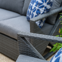 Einzigartiges Design Hochwertige Outdoor Rattan Aluminium Möbel Garten Sofa Set Patio Sofa Set für Innenhof und Park