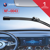 NOVOFLOW 24"+19"/600mm+480mm Essuie-glace avant de qualité OEM pour Volkswagen Golf VI [5K1, AJ5] 2009-2012