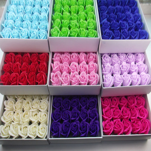 Rose Handmade <strong>Soap</strong> Gift Box Artificial Rose Flowers Rose <strong>Soap</strong> Flowers and Custom <strong>Paper</strong> <strong>Soap</strong> Rose Flower Gift Packaging Box - Product Image 1