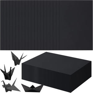Vente en gros de feuilles de papier noir de 80 g/m² à 400 g/m² pour l'artisanat DIY - Product Image 5