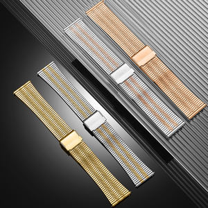 Cinturino in maglia di acciaio inossidabile stile <span class=keywords><strong>Arsenal</strong></span> - Modello 7 - per Huawei Watch GT4 e Apple Watch (Cross-Border) - Product Image 2