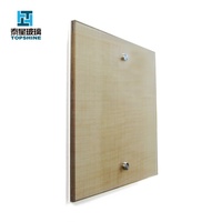 Verre feuilleté PVB 0.38, verre flotté trempé isolant pour usage décoratif hôtelier, fourni par le fabricant