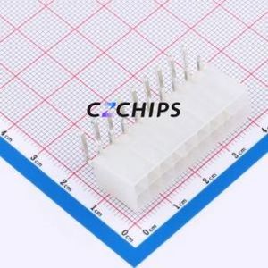 HC-5557-4.2-2x9AW Wire-to-Board Pin Header Bent Lead Through Hole,P=4.2mm 2x9P 4.2mm Right Angle Insert Mini-Fit (MX 4.2) - Product Image 1