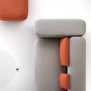 Nuevo Conjunto Modular de Terciopelo Escandinavo de Fácil Montaje para Salón de Hostal - Conjunto para Hostal - - Product Image 2