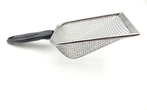 <span class=keywords><strong>Paletta</strong></span> <span class=keywords><strong>per</strong></span> <span class=keywords><strong>lettiera</strong></span> in acciaio inossidabile con manico lungo pala profonda - Product Image 2