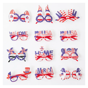 Offres spéciales 4 juillet fête de l'indépendance décor lunettes <span class=keywords><strong>feutre</strong></span> Gnome fête de l'indépendance lunettes - Product Image 1