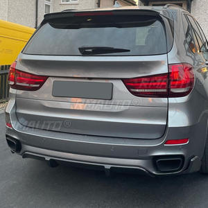 Glossy Black/Carbon Look <b>Car</b> Rear Bumper <b>Diffuser</b> Lip Splitters Spoiler Rear Bumper Protector <b>for</b> BMW X5 F15 M Sport 2014-2018 - Product Image 6
