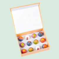 Boîte en forme de livre rigide vide en papier de luxe, aimantée, emballage personnalisé, boîte d'emballage pour bonbons et chocolats
