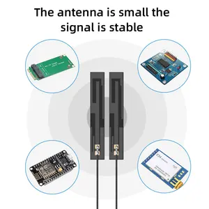 FPC เสาอากาศรับ4dbi เสาอากาศ IPEX เชื่อมต่อ2.4G WiFi มีความยืดหยุ่นสูงเสาอากาศ FPC 4G LTE GSM FPC