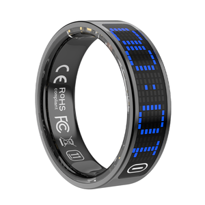 Intelligenter Gesundheits-Schlaftracker Edelstahl Wasserdicht 5-7 Tage Akkulaufzeit Touch-GPS-Smart-Ring für iOS - Product Image 3