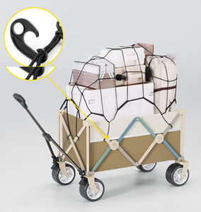 आउटडोर गार्डन पार्क उपयोगिता बच्चों वैगन पोर्टेबल 4 व्हील समुद्र तट ट्रॉली फोल्डेबल कैंपिंग स्टलर रोल कंटेनर खरीदारी - Product Image 3