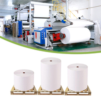 Papel de Transferencia Térmica Mate de 70g, Adhesivo Termofusible Permanente, Material de Rollo Jumbo de Glassine Amarillo de 60g