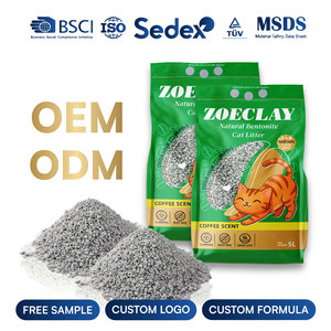 Bentonit-Katzenstreu mit Geruchsbindungstechnologie Stark Klumpendes Natrium-Bentonit-Katzensand Hohe Absorptionsfähigkeit Katzenstreu - Product Image 1