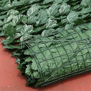 รั้วต้นไม้ประดิษฐ์ วัสดุพลาสติกคุณภาพสูง เป็นมิตรกับสิ่งแวดล้อม กันน้ำ ทนทาน ขนาด 1ม.*1ม. สมจริง ใช้ได้ทั้งภายในและภายนอก - Product Image 2