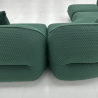 Ensemble de canapés en forme de L au design classique et luxueux, tissu artisanal de qualité supérieure, éponge confortable et durable, pour la maison, le bureau, l'appartement, l'hôtel