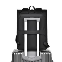 Sac à dos scolaire étanche à fermeture roll-top, sacoche pour ordinateur portable, unisexe, pour l'université, les affaires, les voyages, grande capacité, extensible, OEM