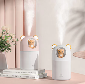 Umidificatore Ultrasonico OEM Personalizzabile, Design Creativo a Forma di Cartone Animato, Luce Notturna in Plastica, Portatile per Casa, <span class=keywords><strong>Mini</strong></span> Design Carino a Forma di Animale, USB 5V - Product Image 3
