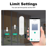 Motor para Cortinas Enrollables Inalámbrico Zigbee, con Control Remoto por Aplicación Tuya, Alimentación USB, en Oferta