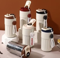 Gobelet isotherme intelligent en acier inoxydable avec logo personnalisé, anti-fuite, avec sangle de poignet pour les voyages