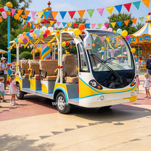 รถบัสไฟฟ้าเที่ยวชมเมือง ZOWN 21 ที่นั่ง พร้อมราวจับเพื่อความปลอดภัย บันไดกันลื่น สำหรับโครงการท่องเที่ยวเมืองเก่า - Product Image 1