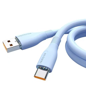 New Macaron 120W siêu nhanh sạc Type-C USB 3.0 6A Flash Cáp dữ liệu cho điện thoại di động máy ảnh máy quét mã vạch cho máy in - Product Image 1