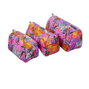 Bolsas de Cosméticos Multifuncionales de Algodón Estilo Bohemio, Ligeras, Impresas a Mano, Transpirables y Duraderas, para Viajes, Artículos de Aseo y Sala de Estar - Product Image 2
