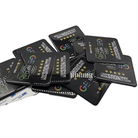 Personnalisé 13.56Mhz ISO Modèle RFID NFC Autocollant Étanche QR Code Époxy Tag pour Table Menu Carte et Variable Google Avis