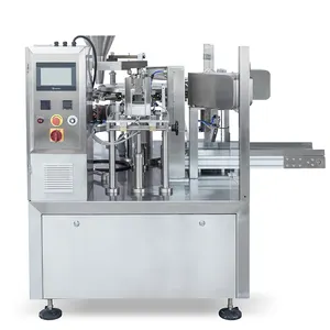 Fully Automatic Gummy Bears Candy Packing Machine Rotary Premade Bag Candy Doypack Packaging Machine