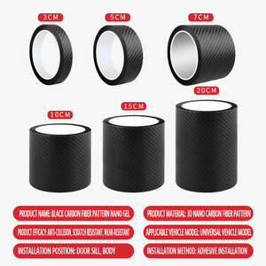 Venta caliente <span class=keywords><strong>de</strong></span> alta calidad 5D <span class=keywords><strong>fibra</strong></span> <span class=keywords><strong>de</strong></span> <span class=keywords><strong>carbono</strong></span> <span class=keywords><strong>de</strong></span> lujo protectores <span class=keywords><strong>de</strong></span> borde <span class=keywords><strong>de</strong></span> puerta <span class=keywords><strong>de</strong></span> coche y protección <span class=keywords><strong>de</strong></span> carrocería <span class=keywords><strong>de</strong></span> coche ajuste Universal película <span class=keywords><strong>de</strong></span> envoltura automotriz - Product Image 4