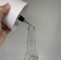 Lampe de bouteille de vin créative nordique usb contrôle tactile bouteille de vin veilleuse lampe de table sans fil à piles