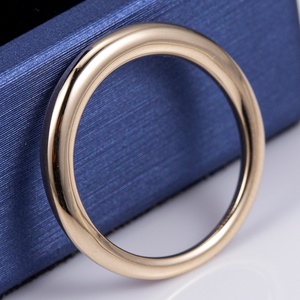 Anillo de Pareja para Hombre y Mujer, Oro Sólido de 18K, 14K, 10K, Anillo de Boda - Product Image 1