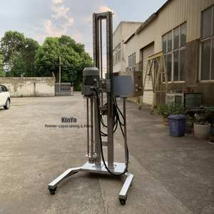 分散ディスク乳化剤付きカスタマイズされたアジテーターシャフト化学物質処理用の新しい状態のモーターベアリングとギアボックス - Product Image 4