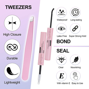 Extensions de cils en Lyocell Hibiscus Tropical Lumineux, Tons Chauds, Effet Croissant de Lune, 16mm, Ambiance Hawaïenne Luau - Product Image 6