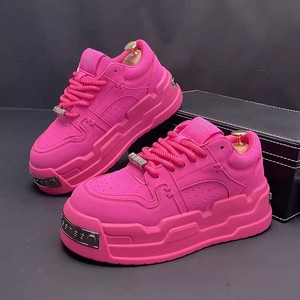 New Low Cut Thick Soled Cotton <b>Height</b> <b>Increasing</b> Anti Slip Fashion Trend Outdoor Casual Skateboarding <b>Shoes</b> for Men All Seasons - Product Image 4