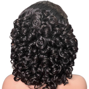 Perruque Lace 13x4 à Raie Centrale en Cheveux Humains, Ondulations Fashion, Boucles Egg Roll et Spring Curly, 16 Pouces, Tendance et Bestseller - Product Image 5
