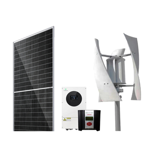 Estación de Energía Solar y Eólica Portátil de 3Kw, Sistema Completo con Almacenamiento de 5Kw y Luz Integrada - Product Image 5