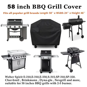 Facilmente limpo impermeável Outdoor Bbq Grill Burner Hood Cover