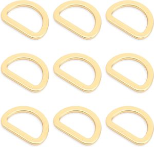 D Rings <b>Purse</b> Loop Flat Metal D Ring Heavy Duty Findings For Craft Bag Belt Pack PTDF - Product Image 1
