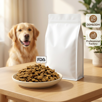 Nourriture sèche pour chiens, nutrition complète, 26% de protéines, haute palatabilité, digestion facile, saveur saumon et poulet, vente en gros, OEM, étiquette privée