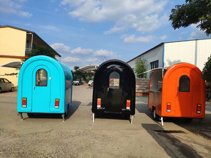 Amerikan gıda taşıma arabası seçim için <span class=keywords><strong>3</strong></span> renk imtiyaz gıda kamyon kare barbekü gıda römork - Product Image 6