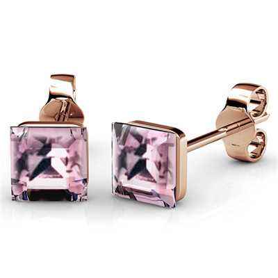 Brass With 18k Rose Gold Plated Luxury Brand Inspired Earring