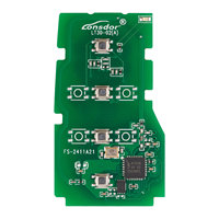 Nouvelle conception Lonsdor HKSA2213-02 Clé de voiture intelligente universelle PCB 312/314 MHz Fréquence réglable 4 boutons Noir pour 2022-2024